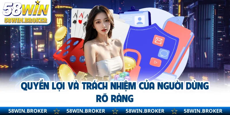 Chính Sách Bảo Mật - Giúp Người Dùng An Tâm Khi Sử Dụng 2 Quyền lợi và trách nhiệm của người dùng rõ ràng